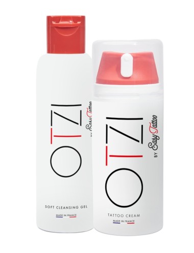 Otzi - Kit de soin crème tattoo (100ml) et gel nettoyant (125ml)