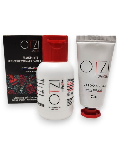 Otzi - Kit Tattoo Flash crème tattoo 20ml et gel nettoyant 50ml