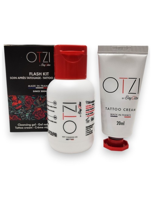 Otzi – Tattoo Flash Kit – Tattoo Cream 20ml & Cleansing Gel 50ml