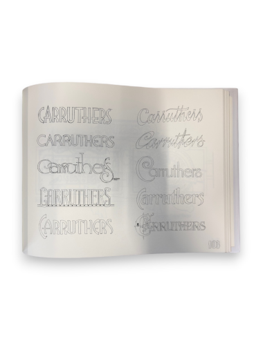 Noel B. Weber - Sign Painter's Sketchbook