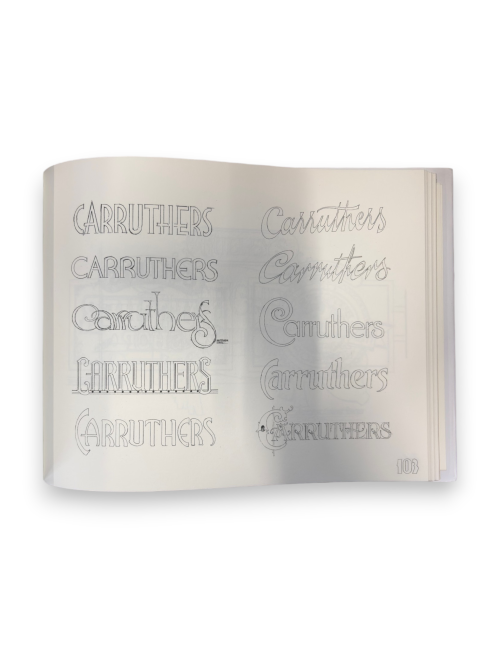 Noel B. Weber - Sign Painter's Sketchbook
