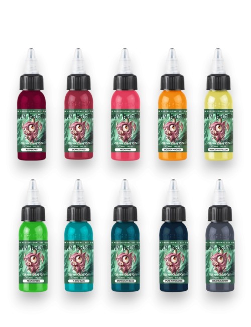 Kevin Boudreau - New School Set 10x30ml - Xtreme Ink | Lucky 7 Supplies