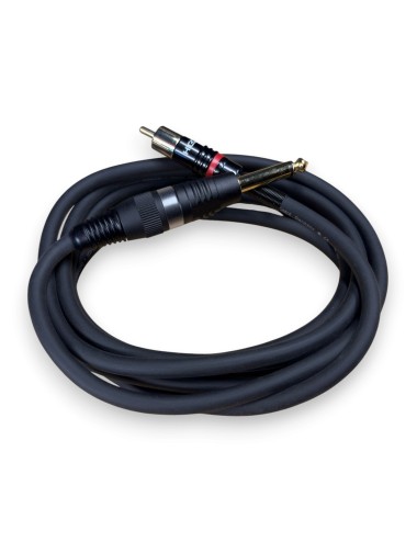 Straight Heavy Duty Black - Clipcord RCA - Hardcraft Company