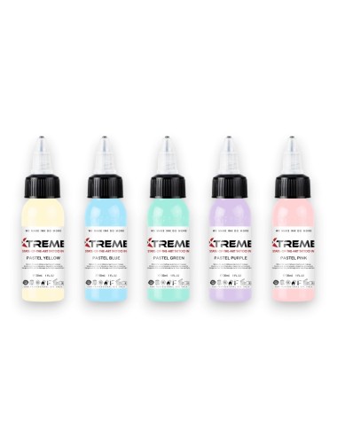 Pastel Set - Xtreme Ink 5x30ml - Xtreme Ink | Lucky 7 Supplies