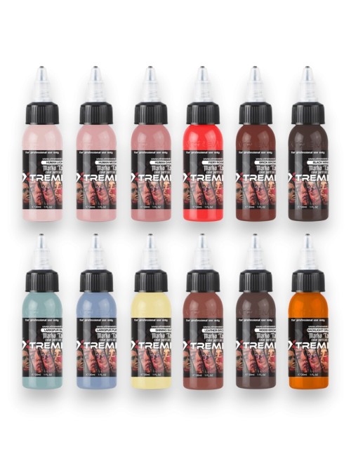Marko Tattoo Color Portrait Set - Xtreme Ink 5x30ml - Xtreme Ink | Lucky 7 Supplies