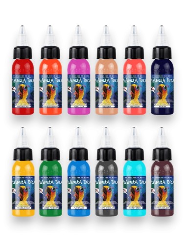 Planeta Biu Color Set - Xtreme Ink - 12x30ml - Xtreme Ink | Lucky 7 Supplies
