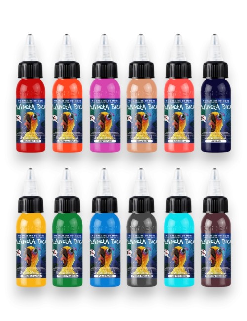 Planeta Biu Color Set - Xtreme Ink - 12x30ml - Xtreme Ink | Lucky 7 Supplies