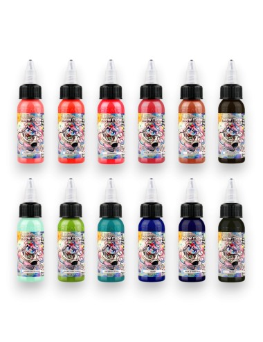Meow Meow Cartoon Set  - Xtreme Ink 12x30ml - Xtreme Ink | Lucky 7 Supplies