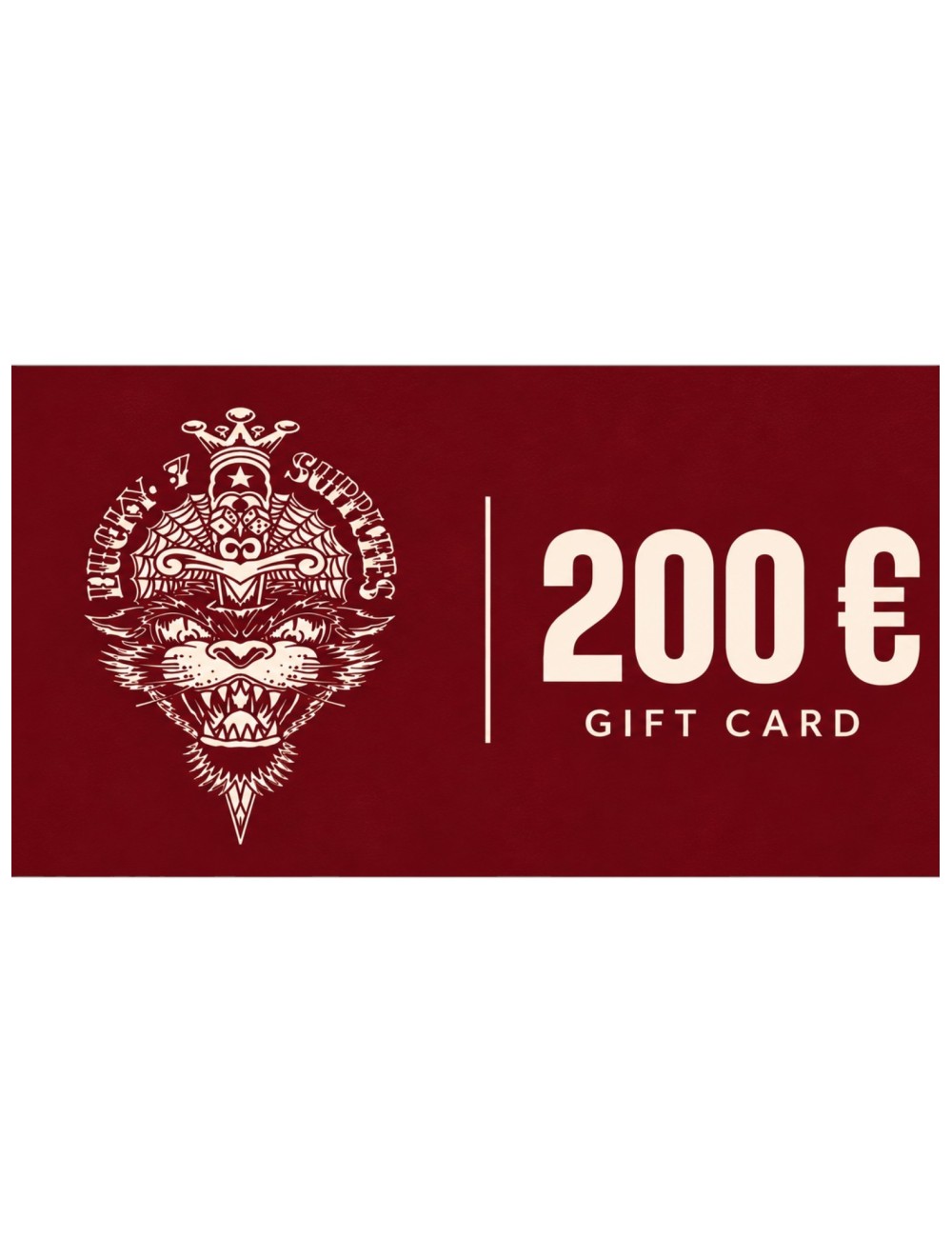 Bon cadeau matériel de tatouage