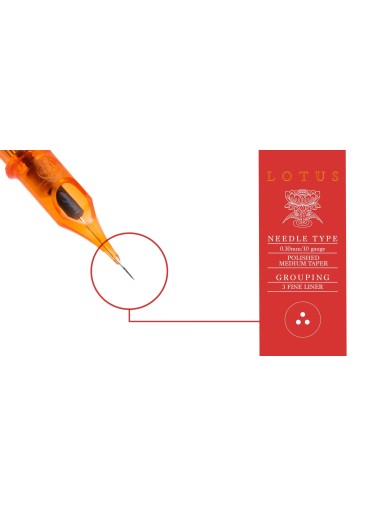 Cartouches Lotus - Fine Liner
